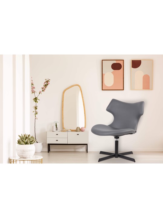 Lounger Welland műbőr, szürke