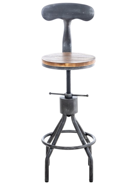 2 db bárszék készlet Hanam, antik ezüst