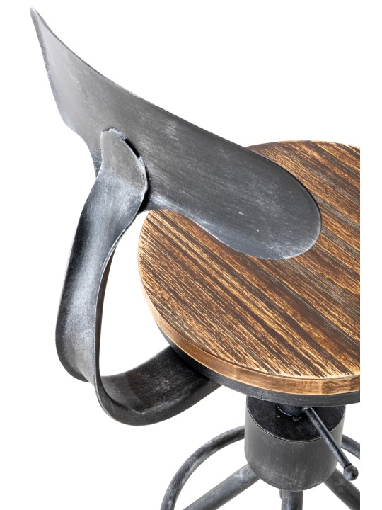 2 db bárszék készlet Hanam, antik ezüst