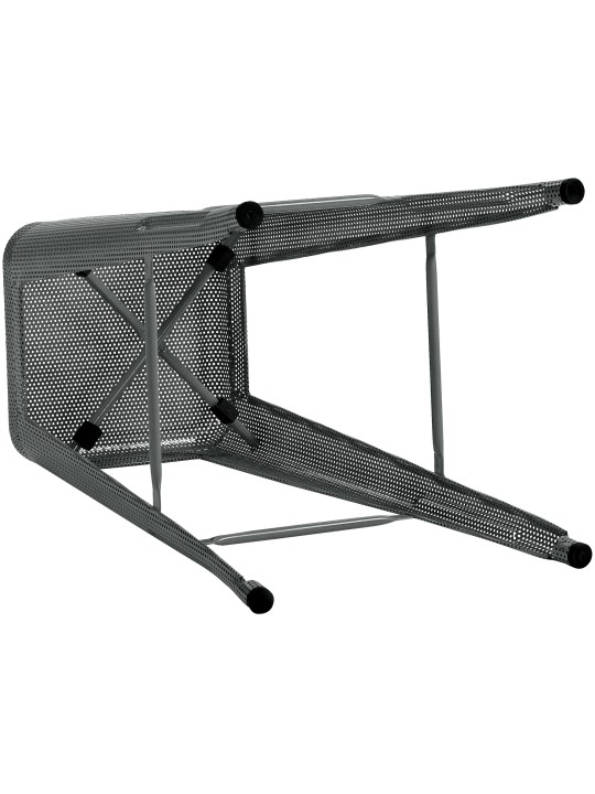 4 db Fletcher bárszék készlet, szürke