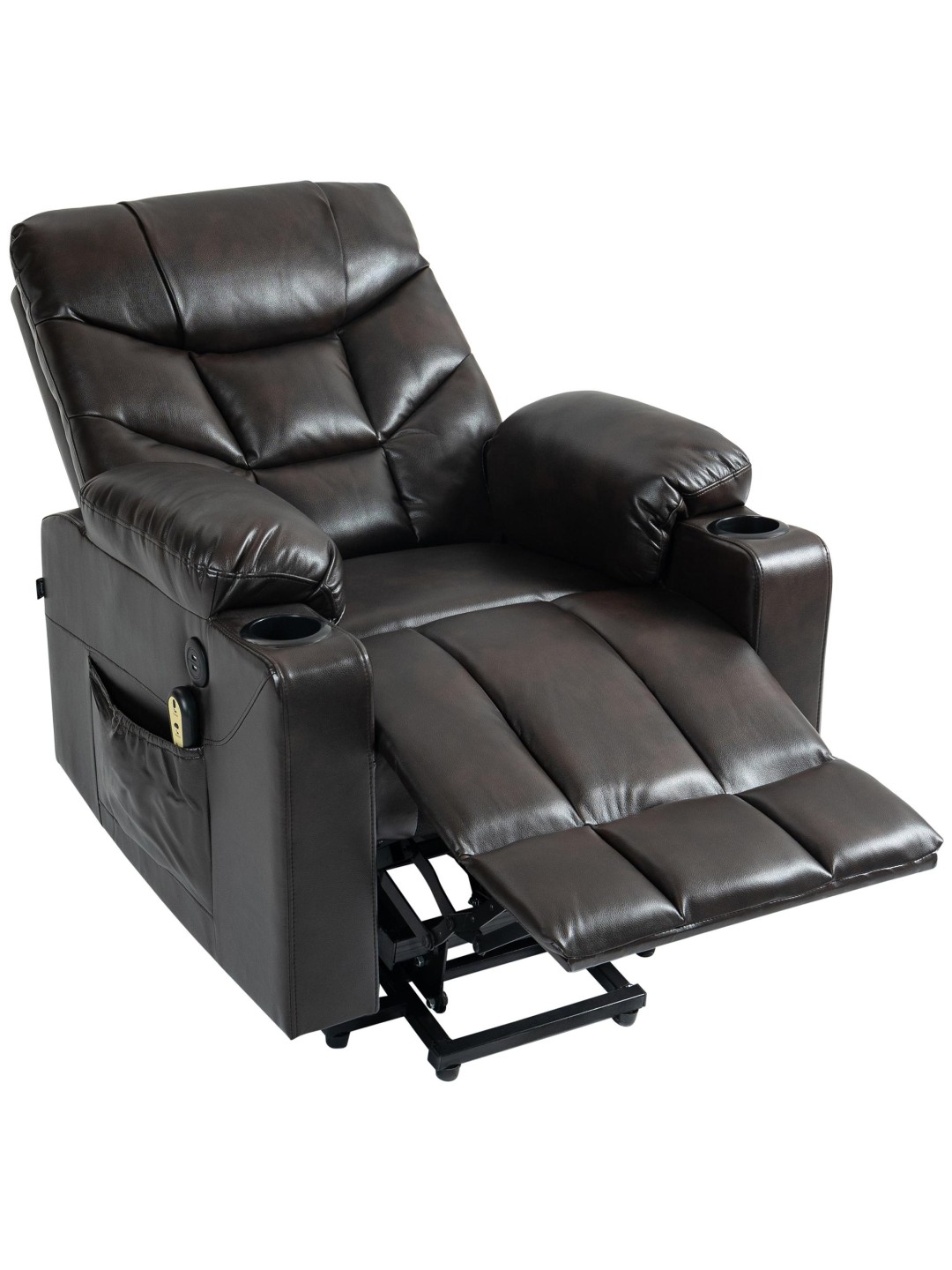 Andover fotel műbőr, barna