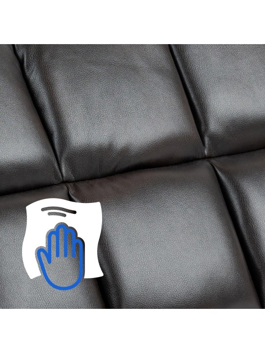 Andover fotel műbőr, barna