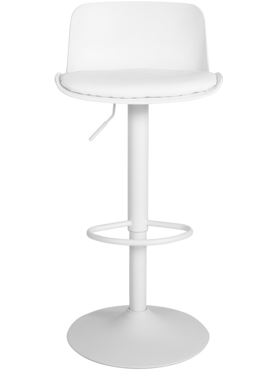 2 db Almada műbőr bárszék szett, fehér