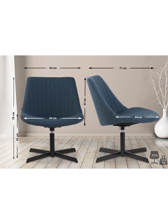 Lounger Granby, kék