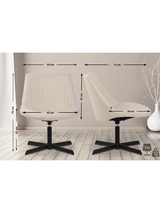 Lounger Granby, krém