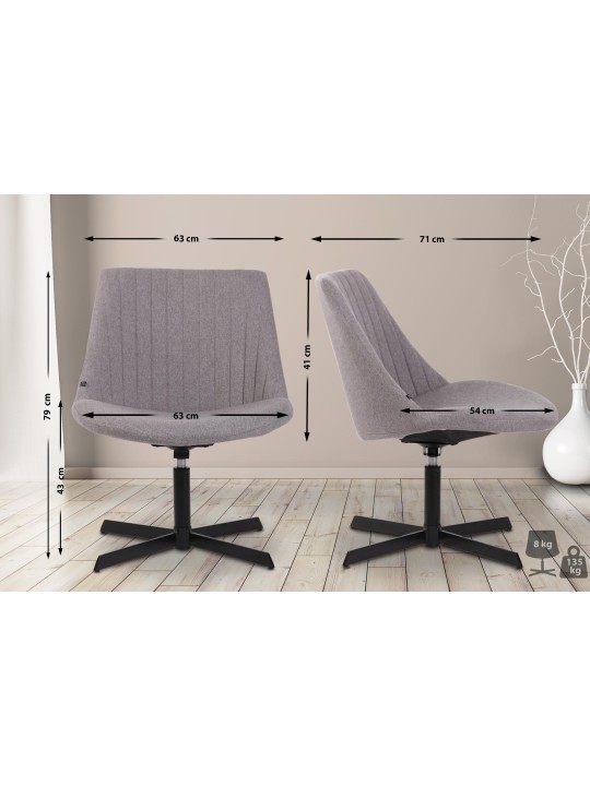 Lounger Granby, szürke