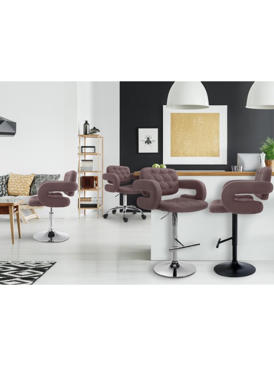 Bárszék Dublin SZÖVET, barna