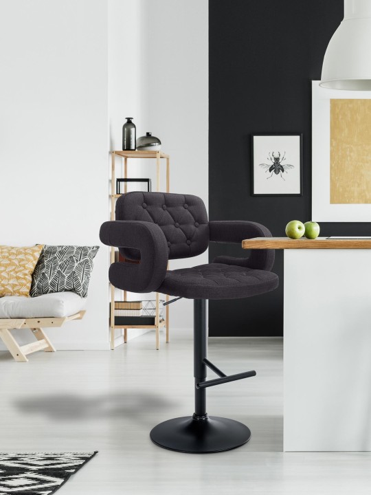 Bárszék Dublin SZÖVET, fekete