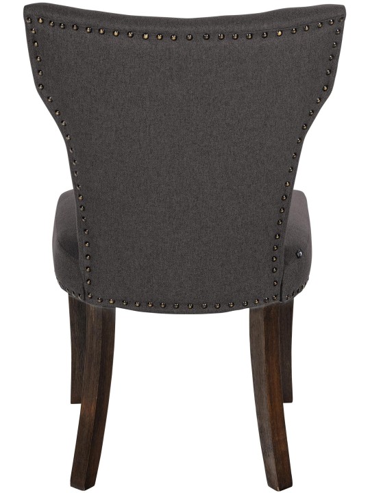 Étkezőszék Zadar szövet antik sötét, sötétszürke