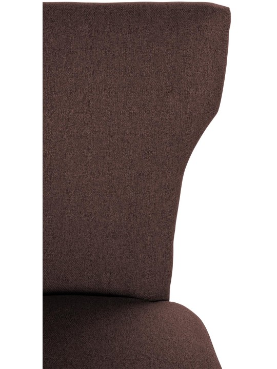 Étkezőszék Zadar szövet antik sötét, barna