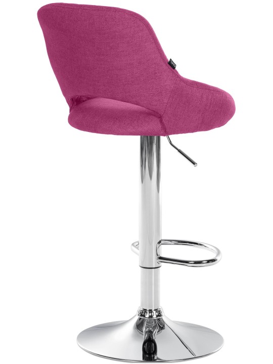 Bárszék Milet szövet króm, lila