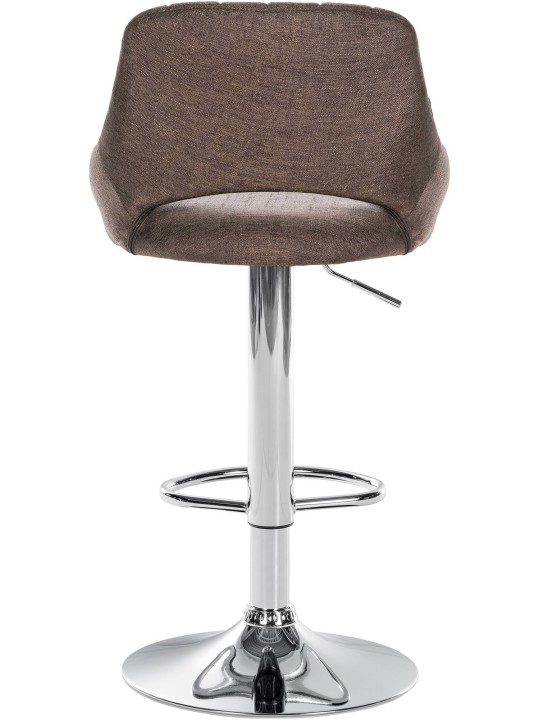 Bárszék Milet szövet króm, barna