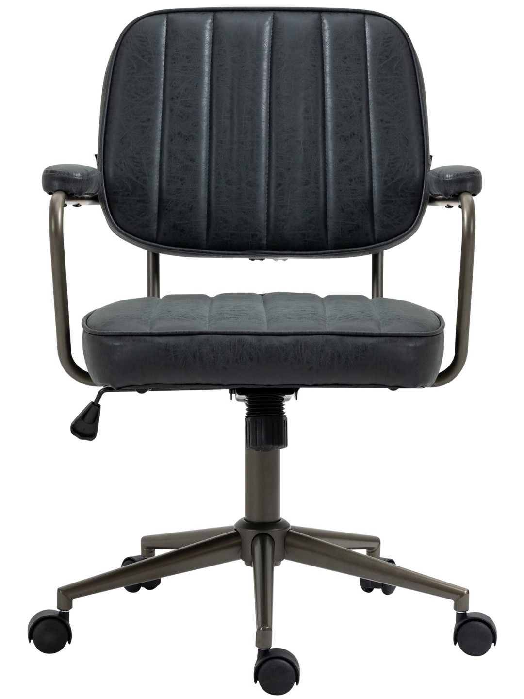 Natrona irodai szék, antik fekete