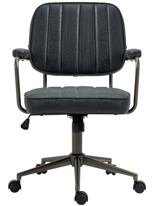 Natrona irodai szék, antik fekete