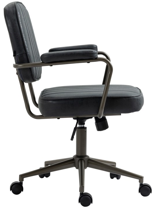 Natrona irodai szék, antik fekete