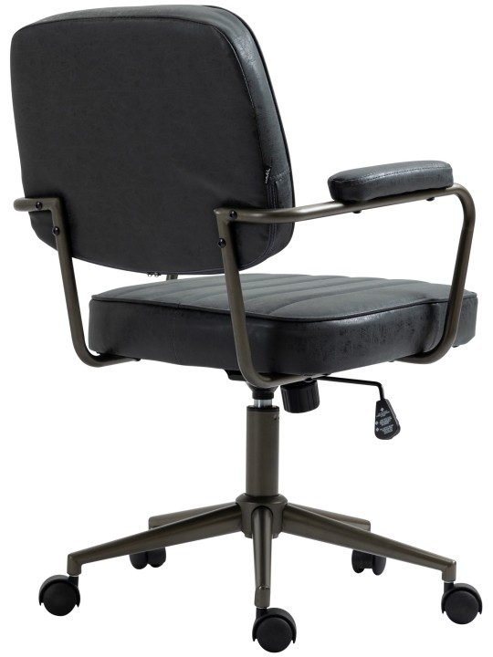 Natrona irodai szék, antik fekete