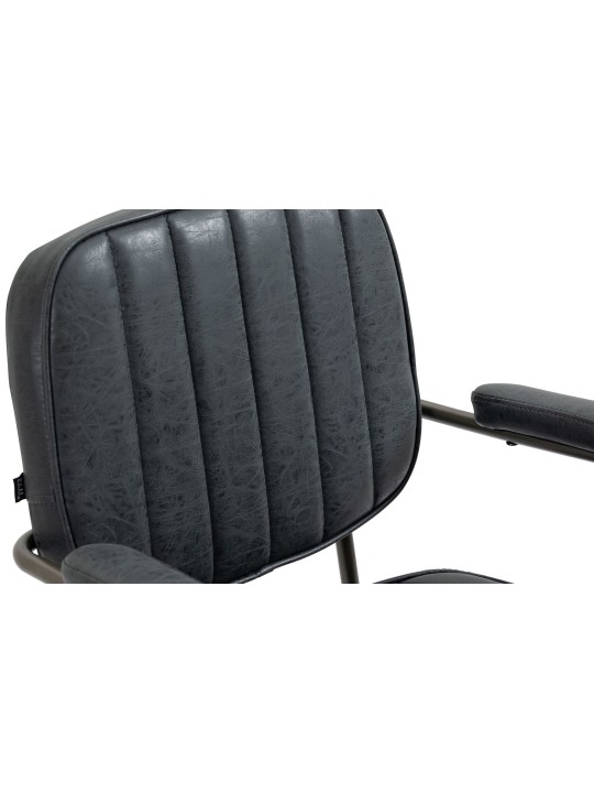 Natrona irodai szék, antik fekete