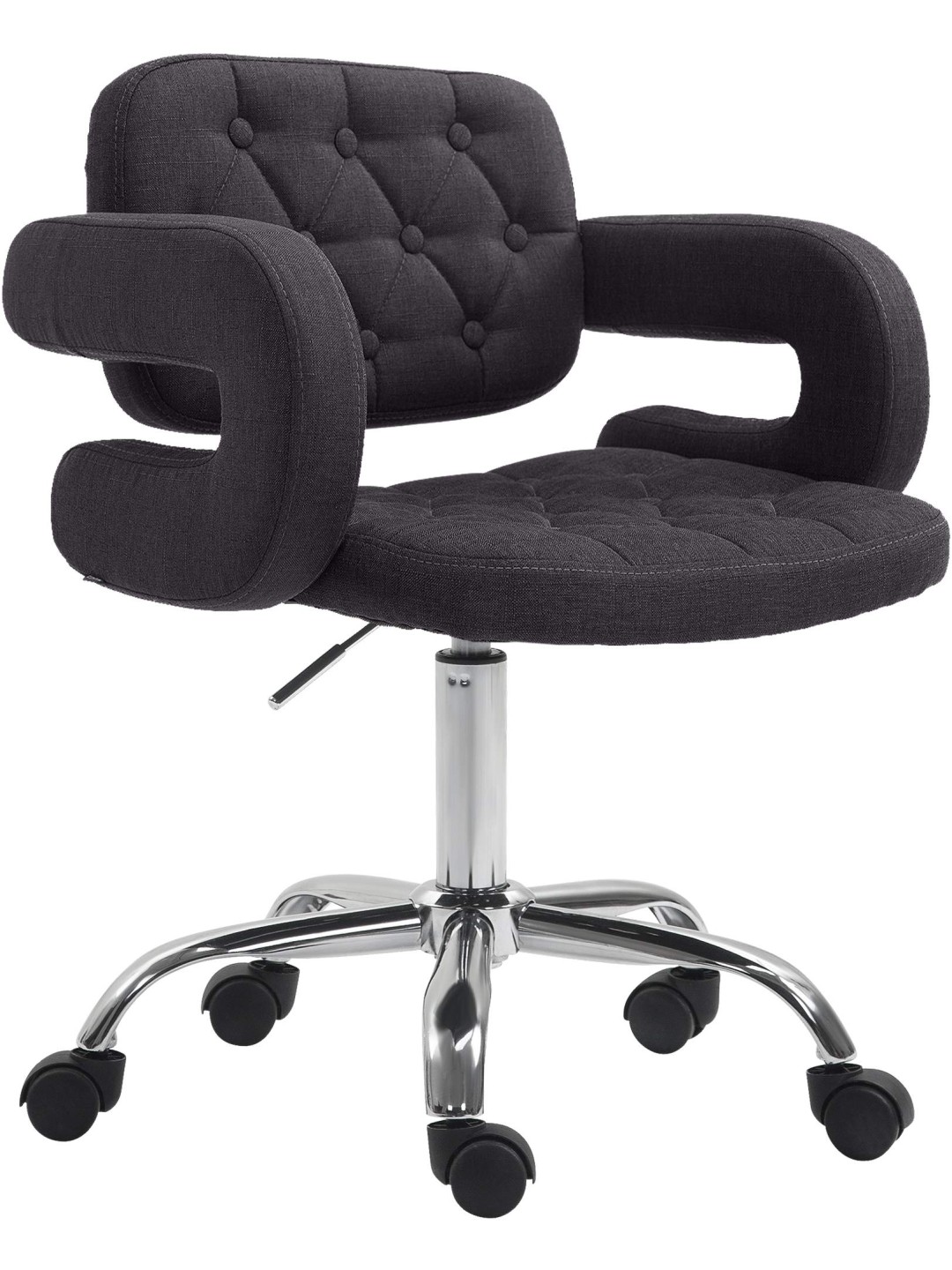 Dublin szövet munkaszék, fekete