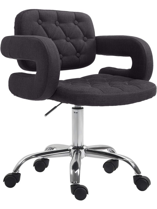 Dublin szövet munkaszék, fekete