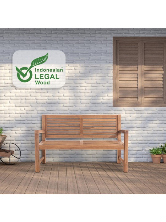 Halden teak pad 150 cm, teak