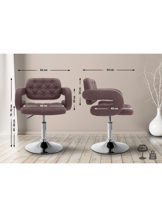 Lounger Dublin szövet, barna Lounger Dublin szövet, barna