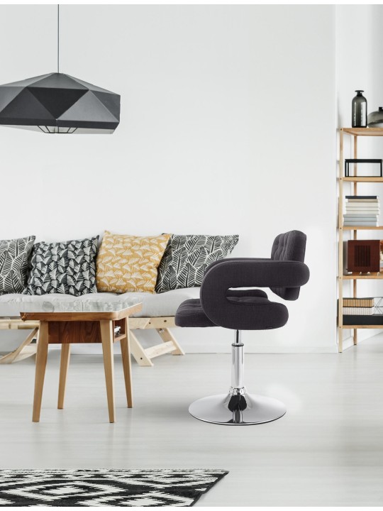 Lounger Dublin szövet, fekete