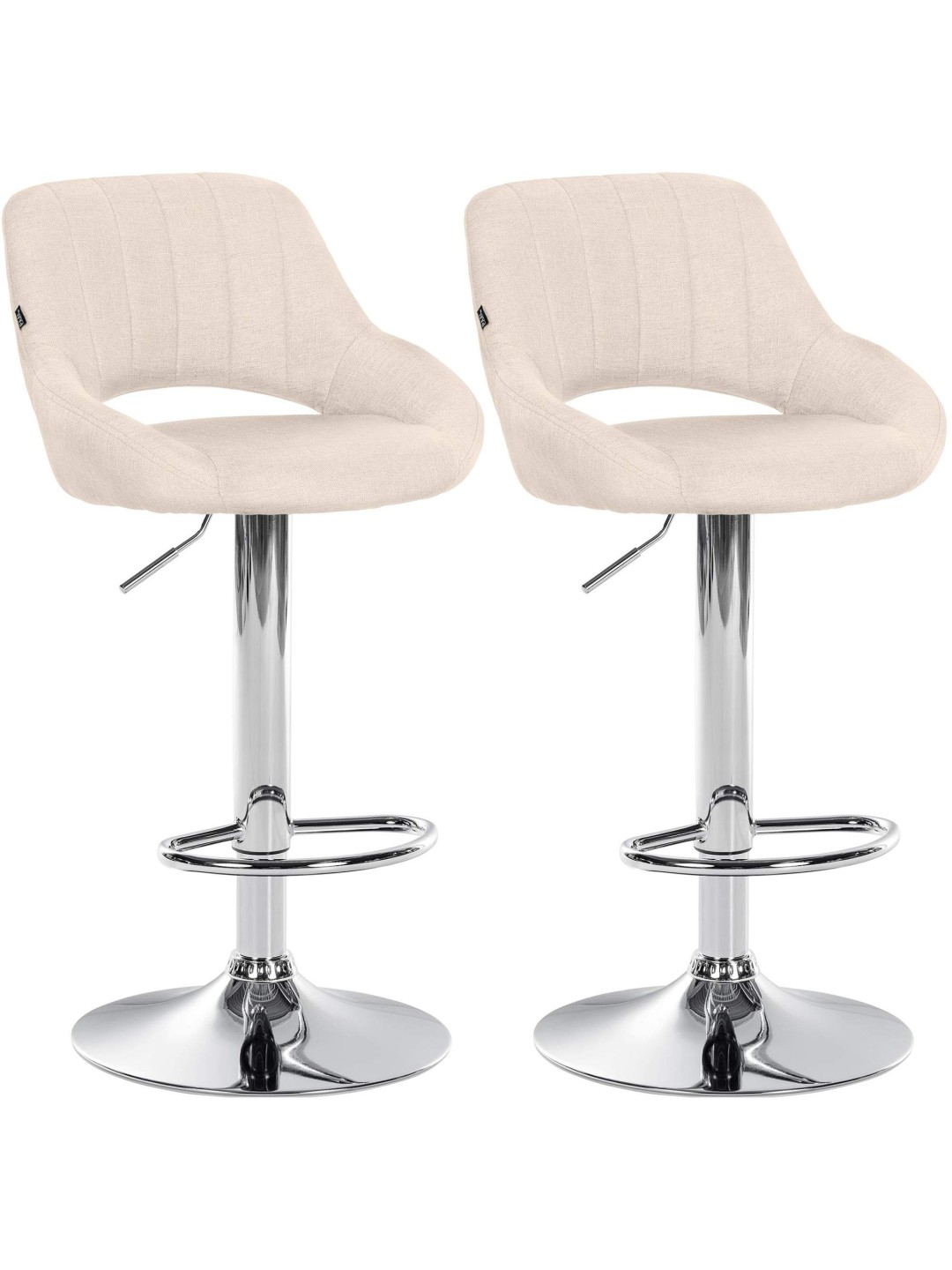 2 db bárszék készlet Milet szövet C, krém