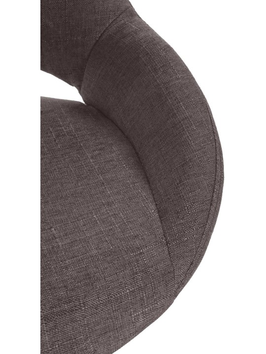 2 db bárszék készlet Milet textil W, sötétszürke