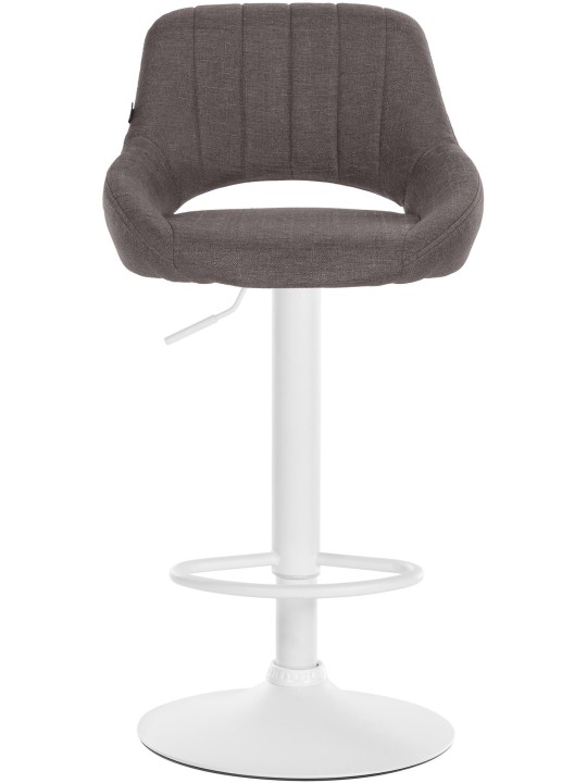 2 db bárszék készlet Milet textil W, sötétszürke