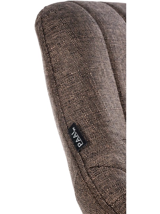 2 db bárszék készlet Milet textil W, barna