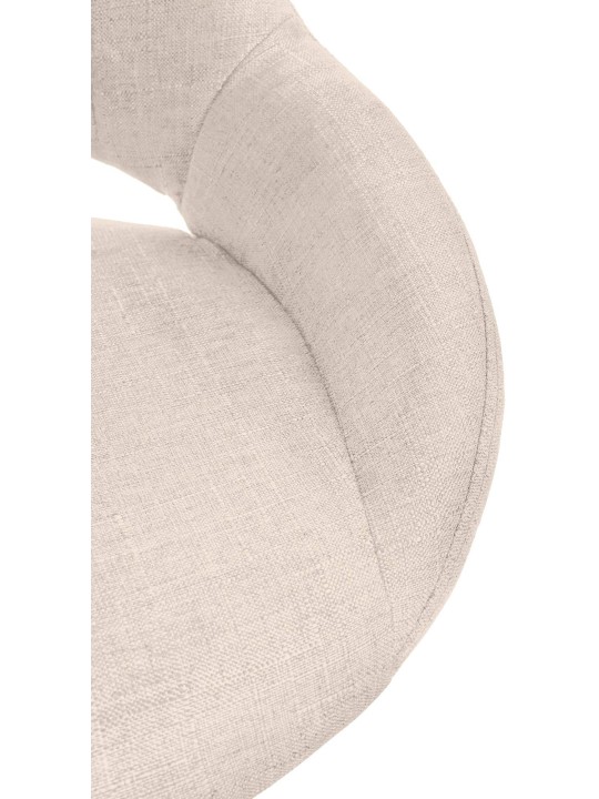 2 db bárszék készlet Milet textil W, krém