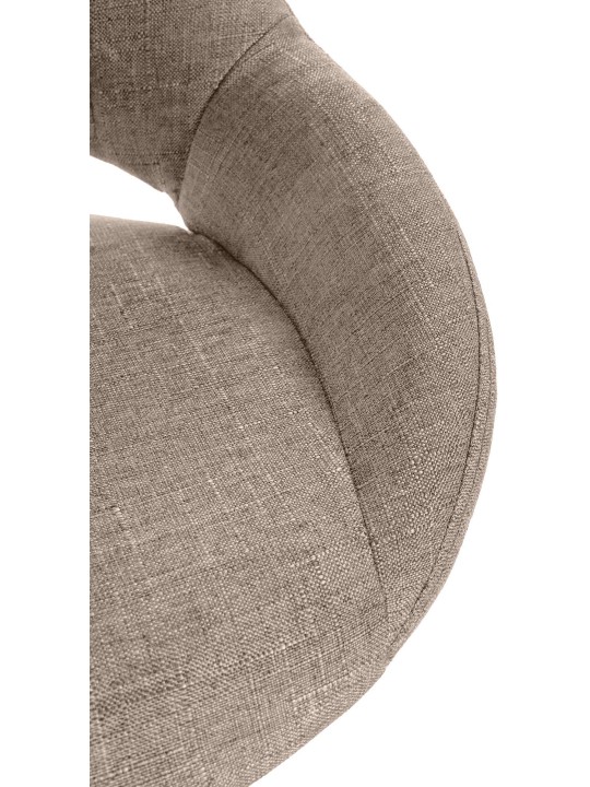 2 db bárszék készlet Milet textil W, taupe