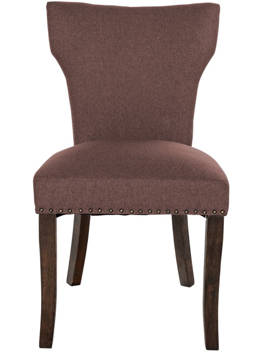 2 étkezőszék szett Zadar szövet antik sötét, barna