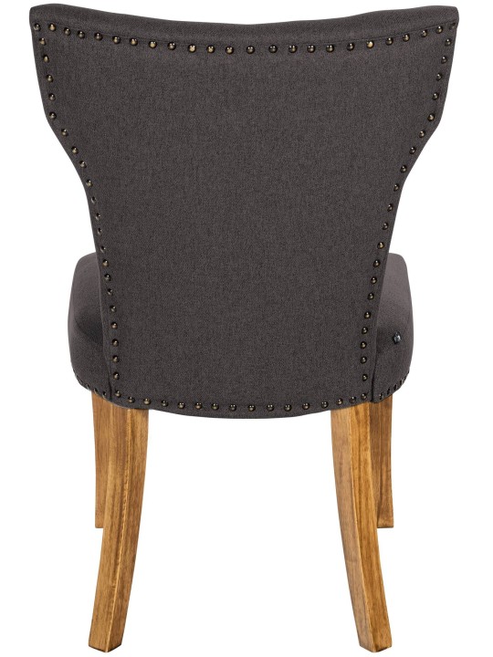 2 étkezőszék szett Zadar szövet antik-light, sötétszürke