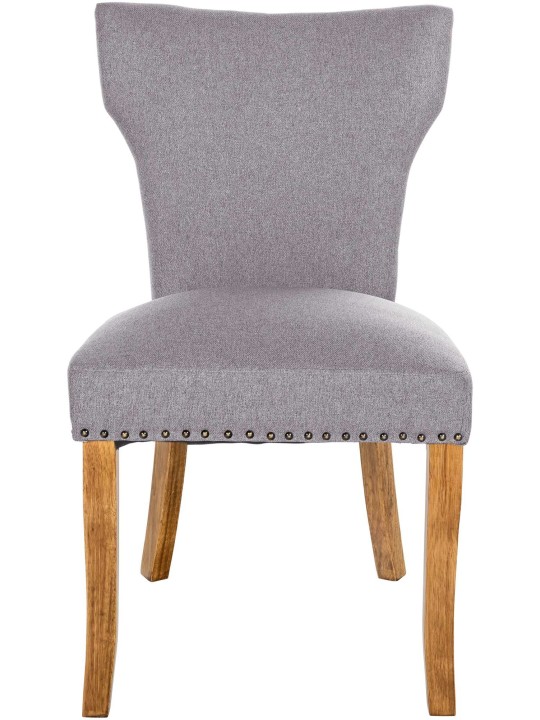 2 étkezőszék szett Zadar szövet antik-light, szürke