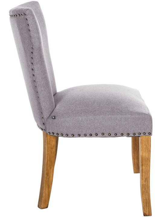 2 étkezőszék szett Zadar szövet antik-light, szürke