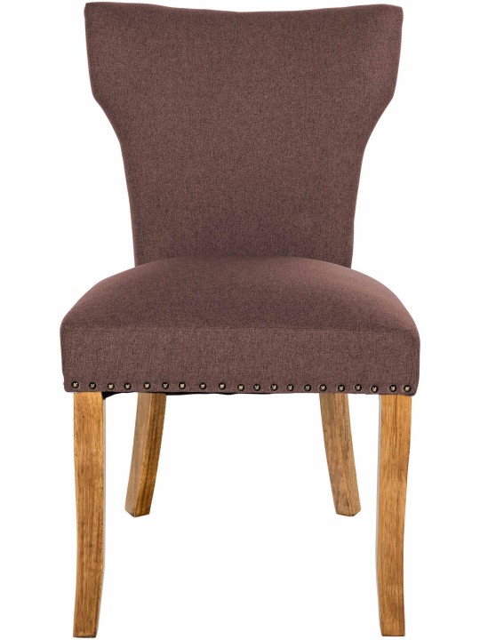 2 étkezőszék szett Zadar szövet antik-light, barna