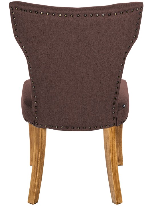 2 étkezőszék szett Zadar szövet antik-light, barna