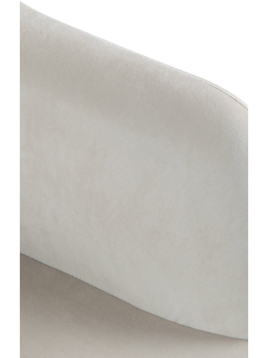 Bárszék Natoma bársony króm, krém