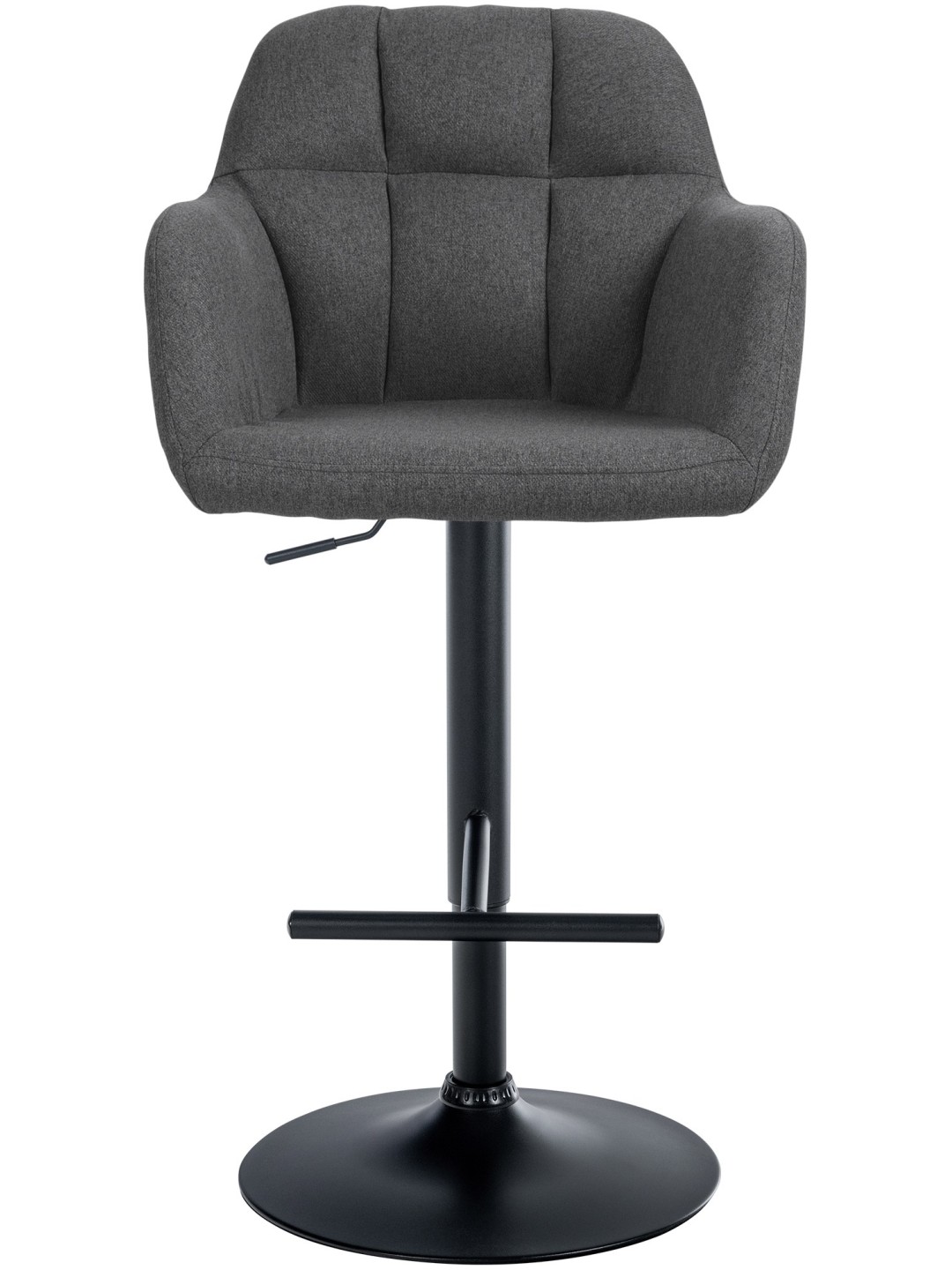 Bárszék Natoma szövet, sötétszürke