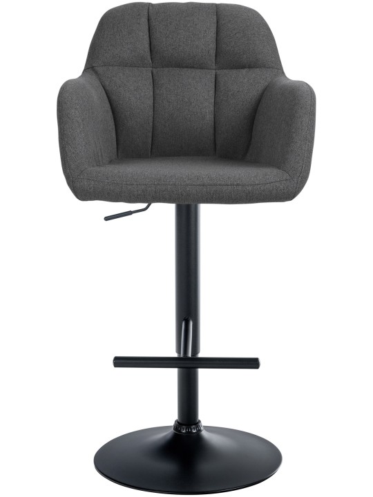 Bárszék Natoma szövet, sötétszürke