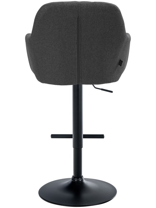 Bárszék Natoma szövet, sötétszürke