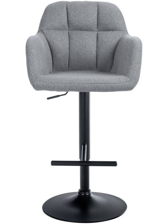 Bárszék Natoma szövet, szürke