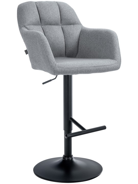 Bárszék Natoma szövet, szürke