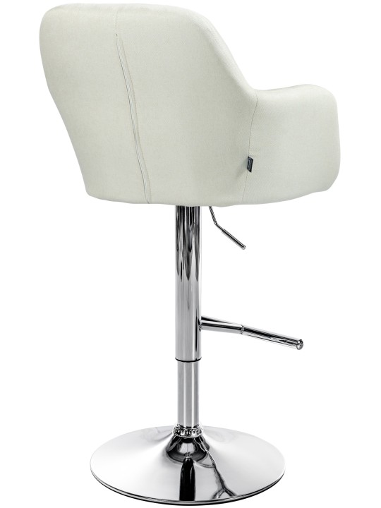 Bárszék Natoma szövet króm, krém