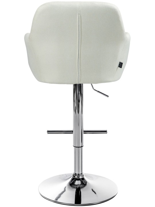 Bárszék Natoma szövet króm, krém