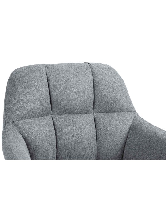 Bárszék Natoma szövet króm, szürke