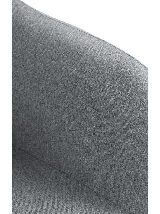Bárszék Natoma szövet króm, szürke