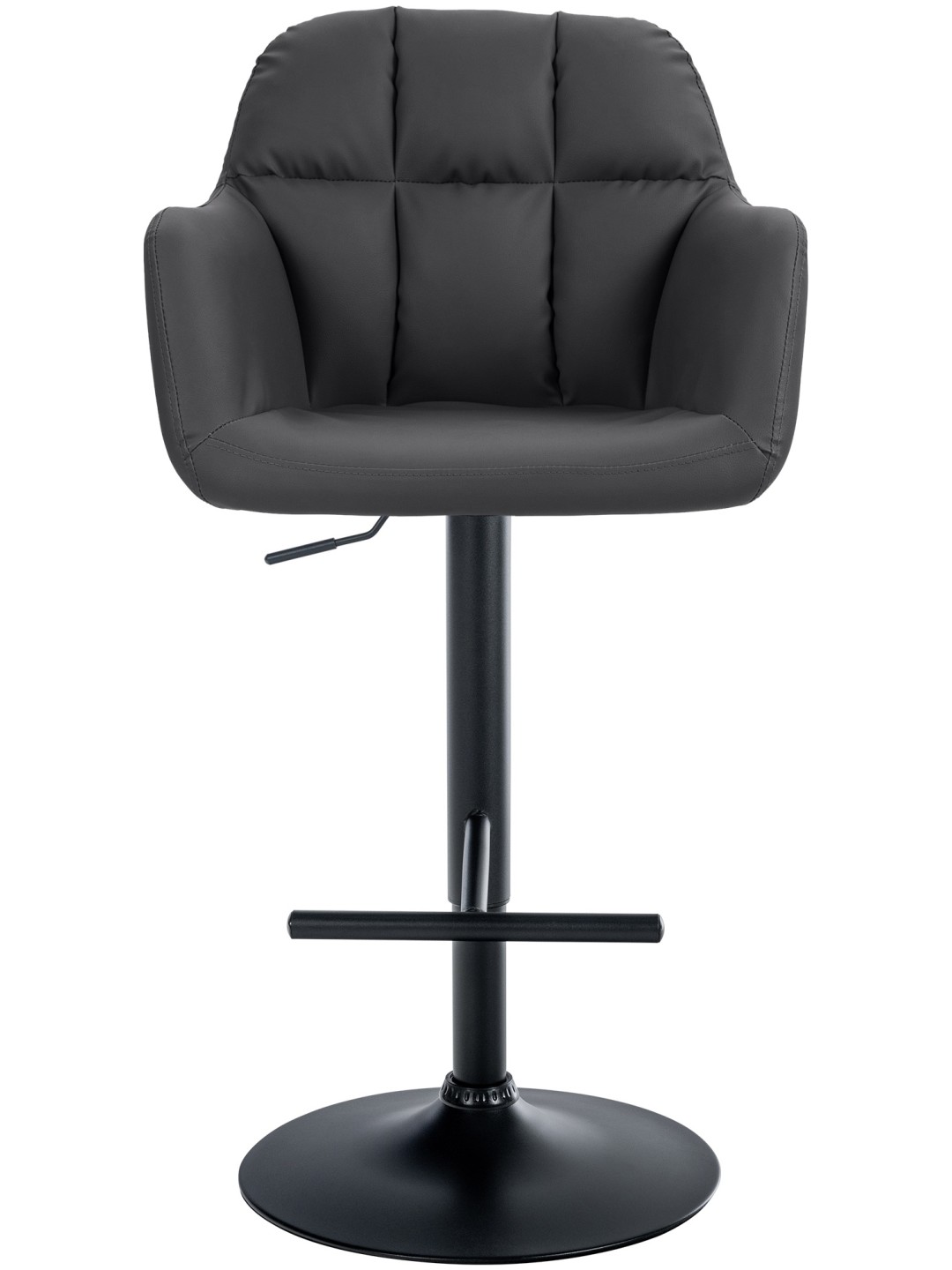 Bárszék Natoma műbőr, fekete