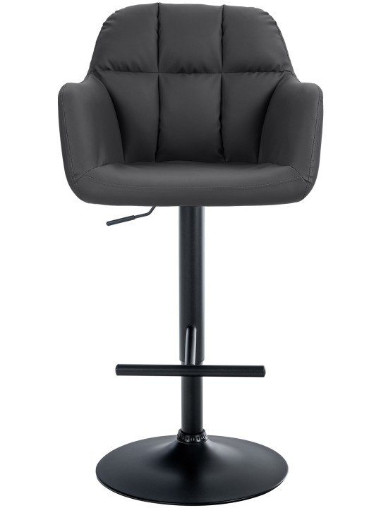 Bárszék Natoma műbőr, fekete